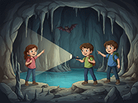 Histoire pour enfants de 6 ans et plus, le secret de la grotte