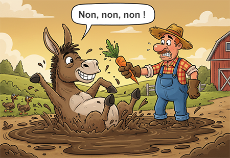 Pipo et la mare de boue, histoire à imprimer ou à écouter