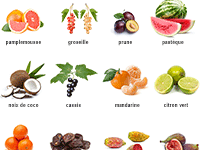 Imagier pour apprendre les noms des fruits