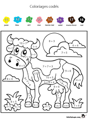 Coloriage magique facile 11