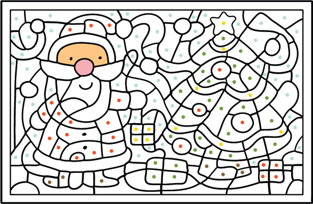 25 Elegant Coloriage Magique Noel Maternelle