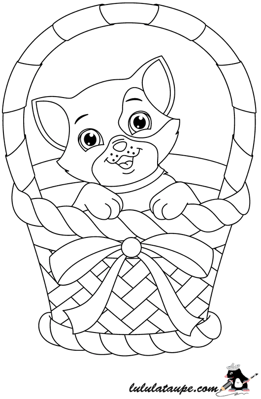 Coloriages gratuits pour enfant - Les chats