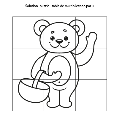 Puzzle Multiplications Par 3 Lulu La Taupe Jeux Gratuits Pour Enfants