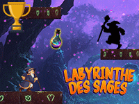 Labyrinthe des sages, jeu amusant en ligne