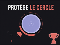 Protège le cercle, jeu d'adresse en ligne