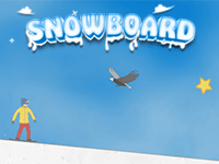 Snowbord, jeu d'adresse en ligne