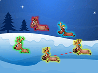 Les rennes, jeu de Noël tout âge