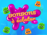 Bonbons à éclater, jeu amusant de stratégie en ligne