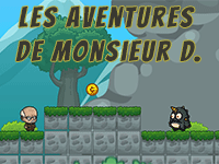 Les aventures de monsieur D, jeu de plateforme en ligne